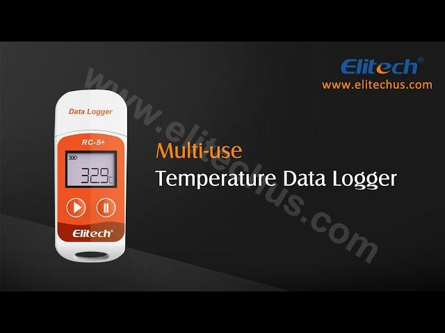 Elitech Temperature Data Logger RC-5+ and RC-5+ TE