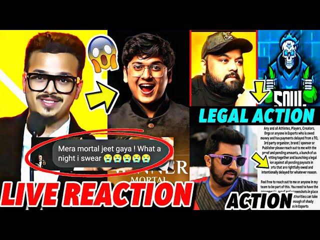 S8UL REACTION  Mortal won Content Creator Award  Rushi Bhai Legal Action ️ Goldy Da Expose AGENDA