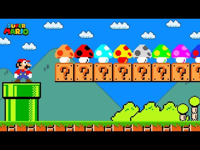 Super Mario Bros. but there are MORE Custom Mushroom!