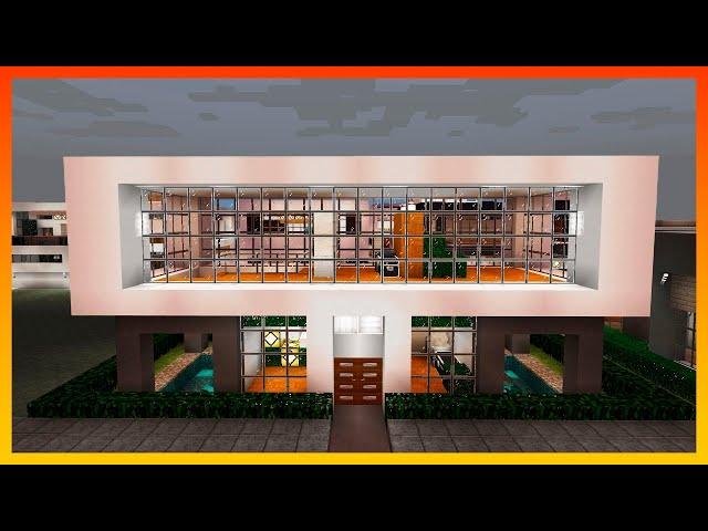 How to build a MODERN HOUSE  in Minecraft #27 Quick and Easy #minecraft #tutorial