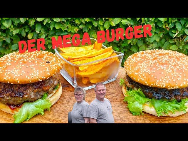 Lecker Burger mit Bratensauce 