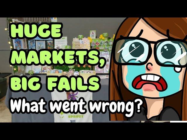 Market FAILS: What Went Wrong?! Artist Vlog #craftfair #popupmarket #illustrator