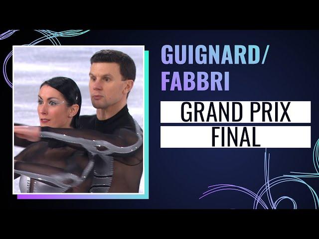 GUIGNARD / FABBRI (ITA) | Ice Dance Free Dance | Grand Prix Final 2024 | #GPFigure