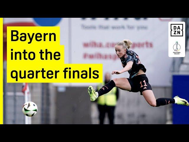 HIGHLIGHTS | SC Freiburg vs. Bayern Munich (DFB Pokal Frauen 2024-25 Round of 16)