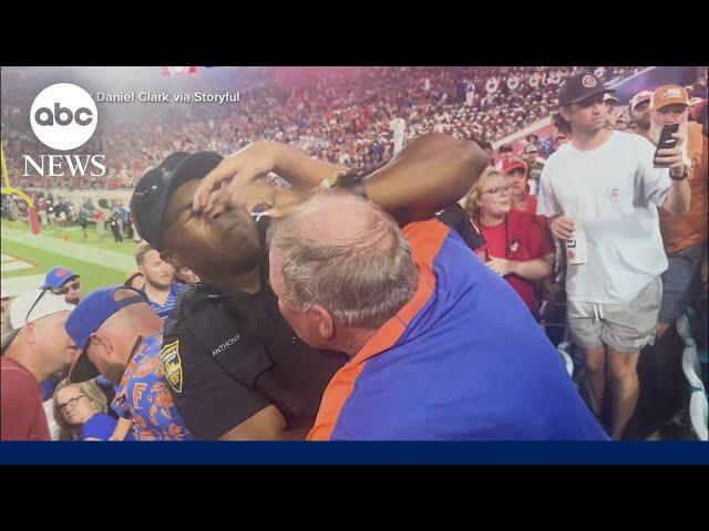 Police and fans violently clash at Georgia-Florida college football game