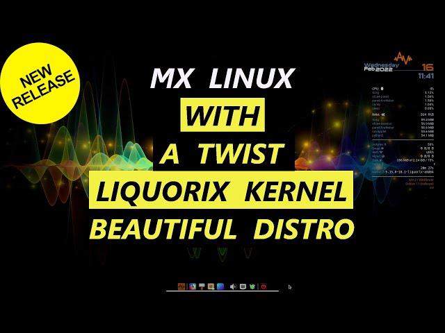 MX Linux With A Twist | AV Linux | Liquorix Kernel | Beautiful Distro