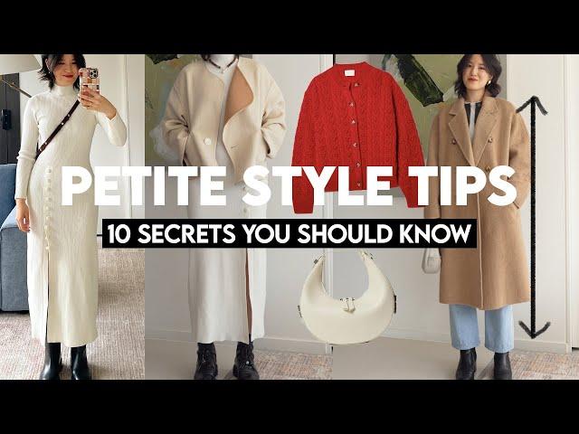 10 Style Secrets Every PETITE Woman Should Know! (Elongate & Balance)