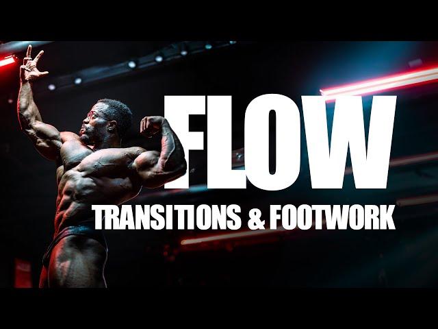 POSING WITH RUFF DIESEL | Classic Physique | FLOW - Transitions & Footwork | Posing Tutorial