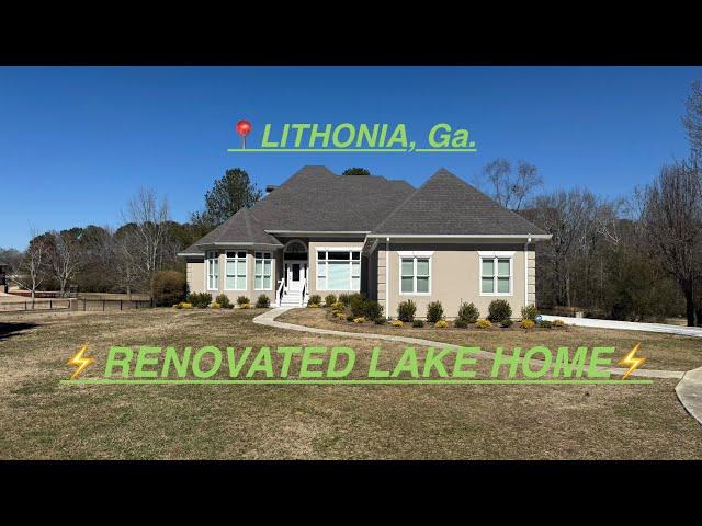 ️LUXURY FULL REMODEL️What do you guys think of this Lake home in Lithonia, Ga.?