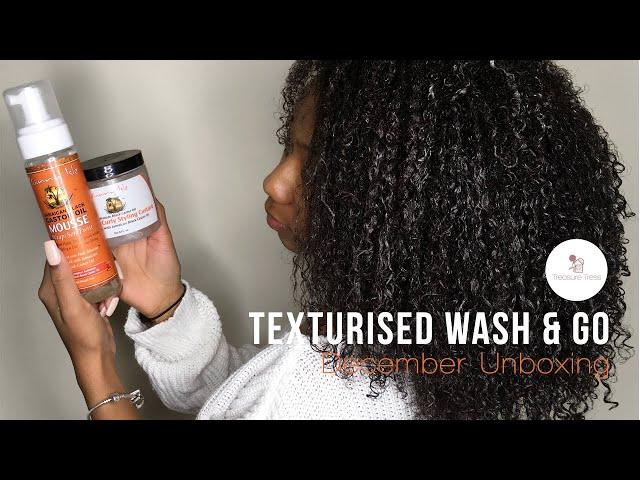 Wash & Go on Texturised Hair | Treasure Tress December Unboxing