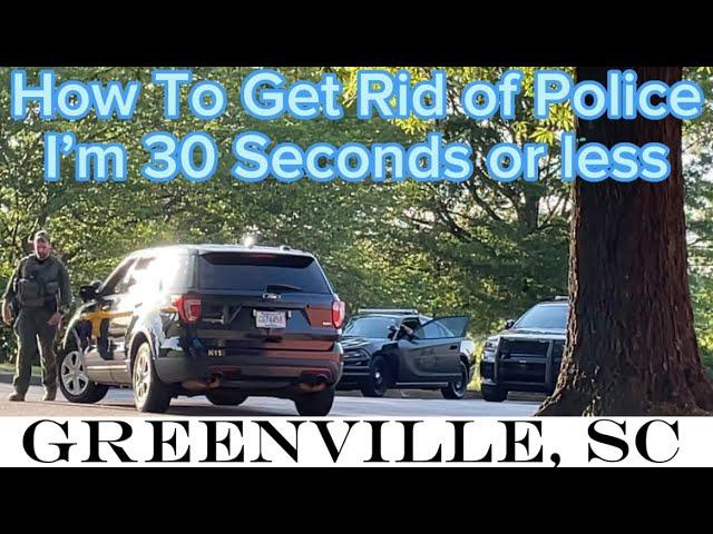 Running Off Greenville, SC County Sheriff w/Cameras w/@forofficersafety