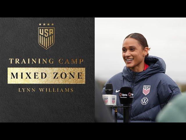 TRAINING CAMP MIXED ZONE: Lynn Williams | November 27, 2024