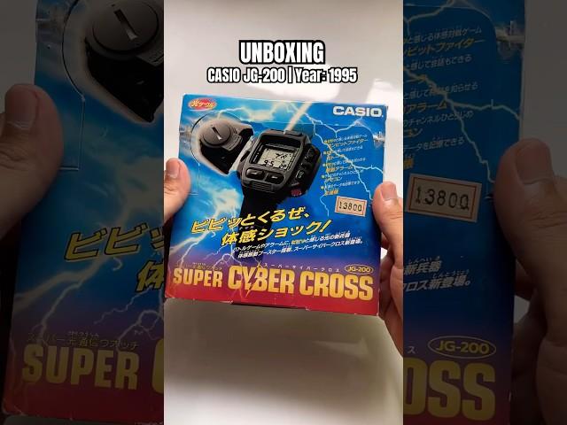 UNBOXING the Rare CASIO JG-200  #vintage #vintagecasio #casio #shorts #innovation  ️:street__watch