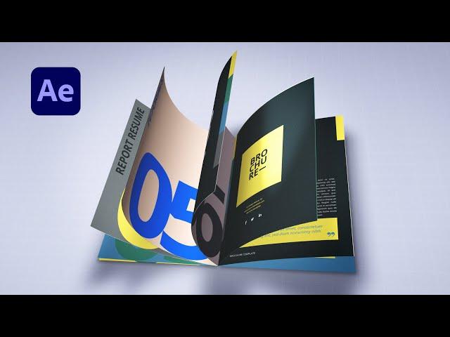 Magazine Page Turn | After Effects Tutorial