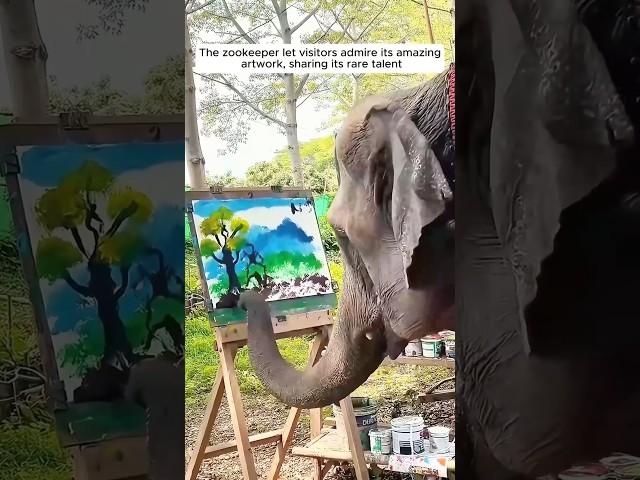 Bullied elephant unveils an extraordinary talent