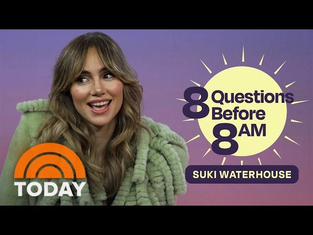 Suki Waterhouse on new album, baby with Robert Pattinson & opening for Taylor Swift | 8 Before 8