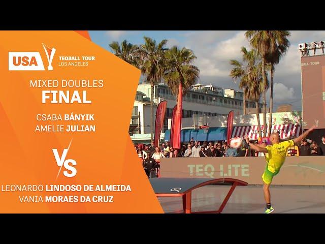 USA Teqball Tour - Los Angeles⎮Mixed Doubles, Final⎮Cs. Banyik A. Julian vs L. Lindoso V. Moraes