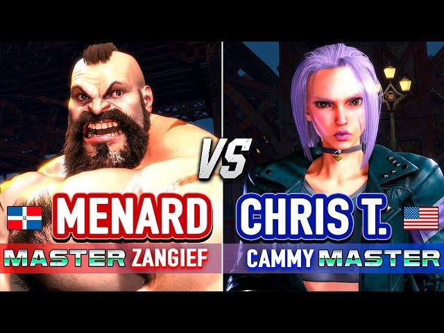 SF6  MENARD (Zangief) vs CHRIS TATARIAN (Cammy)  Street Fighter 6 High Level Gameplay