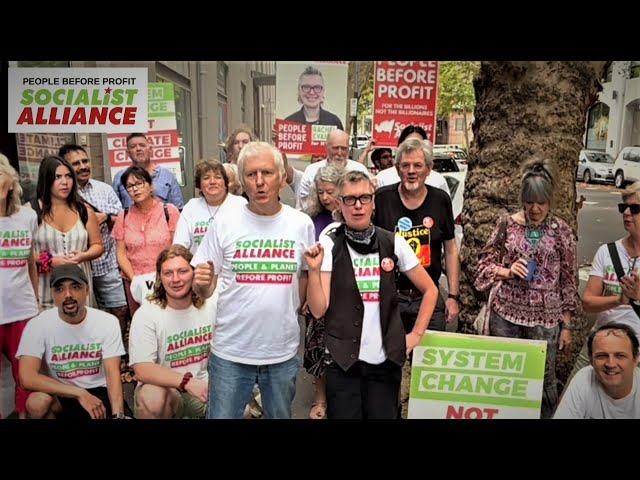 Socialist Alliance 2023 NSW election campaign launch