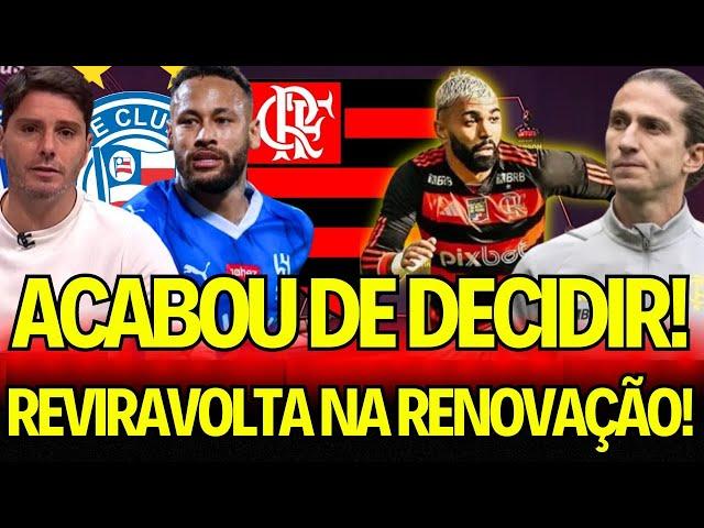 ACERTOU AGORA!  BAHIA x FLAMENGO! RENOVAÇÃO DE GABIGOL! NEYMAR! NOTICIAS DO FLAMENGO! flazoeiro