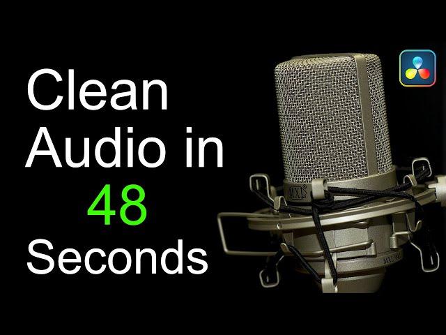 Clean audio in Davinci Resolve 18.1 with Voice Isolation in Resolve Studio