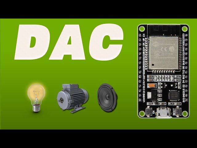 🟢ESP32 salidas analógicas DAC