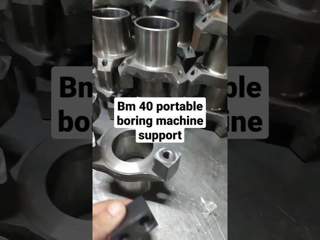 portable boring machine support