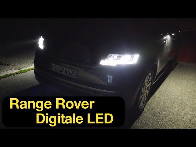 2023 Range Rover: Digitale LED Scheinwerfer Test - Autophorie Extra