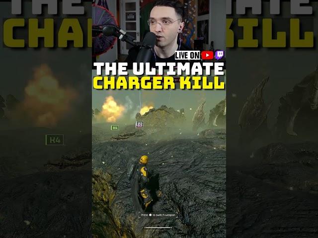 THE ULTIMATE CHARGER KILL... #helldivers2 #gaming