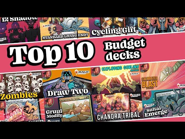 Top 10 $100 or Less Budget MTG Decks of 2022 for Pioneer and Modern Magic: the Gathering