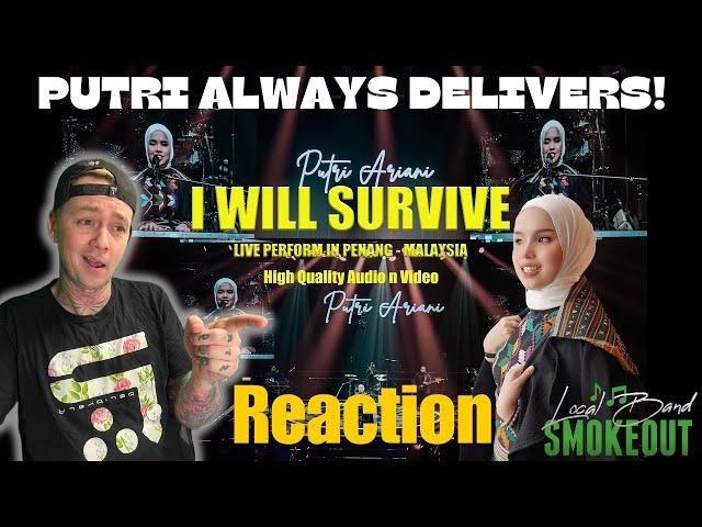 Putri Ariani - I Will Survive ( Reaction / Review ) LIVE PERFORMANCE