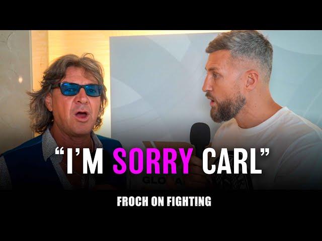 “You are FULL OF S***!” Carl Froch CONFRONTS Gareth A Davies over 'TROLL' comments!