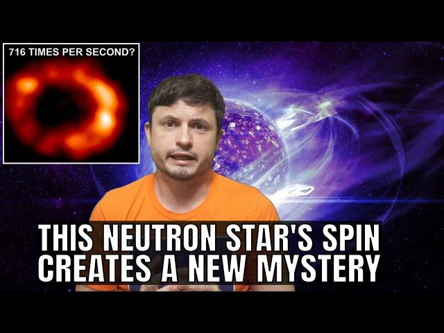 Fastest Spinning Neutron Star Just Found, But Its Spin Makes No Sense