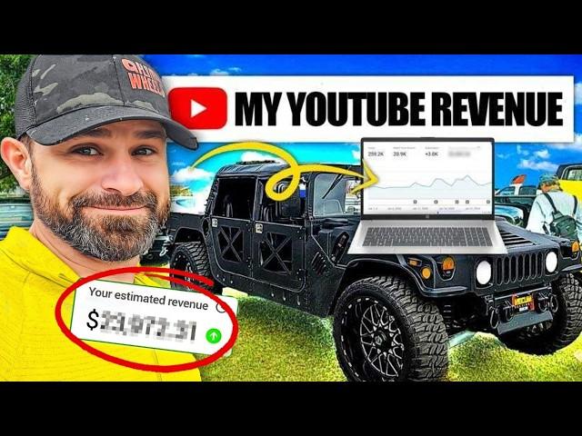 HOW MUCH MONEY YOUTUBE PAID ME for my Car Auction Videos