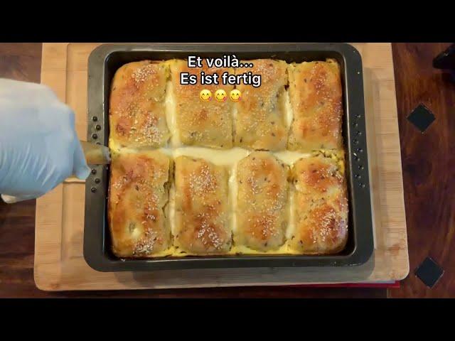 نان شکم پر فوق العاده خوشمزه very delicious dumplings gefüllte Teigtaschen soft lecker