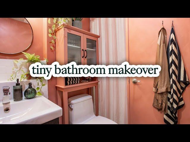 I can't limewash my bathroom so here's how I hacked it | small bathroom makeover