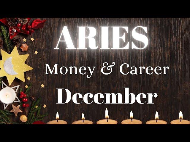 ️ ARIES Money & Career Reading DECEMBER 2024