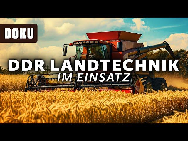 DDR Landtechnik im Einsatz (DOKU DDR, Mähbinder, Saatgutreinigungsmaschine, Anbau-Schwadmäher)