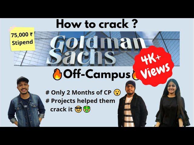 Goldman Sachs Engineering Campus Hiring Program | Goldman Sachs Interview | Goldman Sachs Aptitude