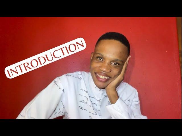 Intro video | Why YouTube? Why now? | South African YouTuber | Clinical Technology Student