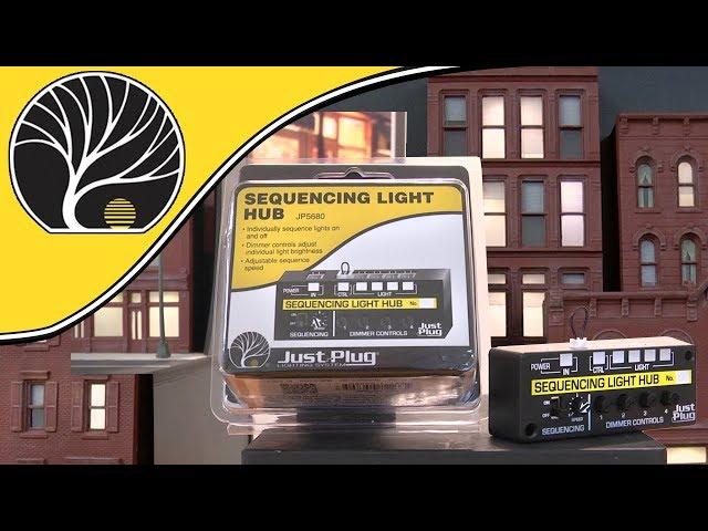Sequencing Light Hub | Just Plug® Lighting System | Woodland Scenics | Model Scenery
