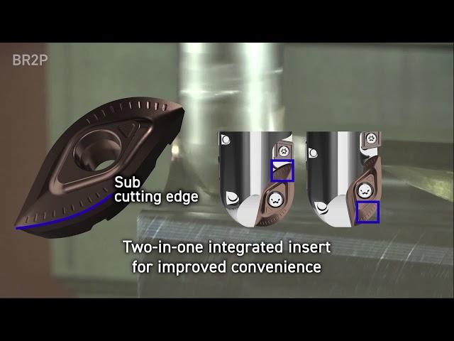 Ball end mill BR2P [English subtitles]