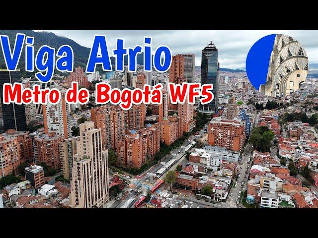 This is how the Viga Atrio Metro de Bogotá WF5 is going. Equestrian sculpture is delivered to the...