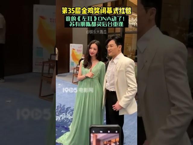 有人看过《左耳》吗苏有朋、陈都灵金鸡奖后台再相聚