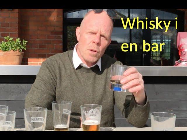 Whisky i en bar