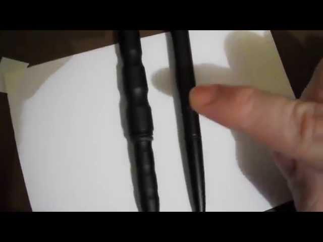 Comparison Fisher Space Pen Medium Point vs Fine Point.