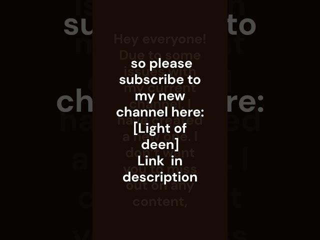 support🫂. Please support.   https://youtube.com/@light-of-deen-shorts?feature=shared
