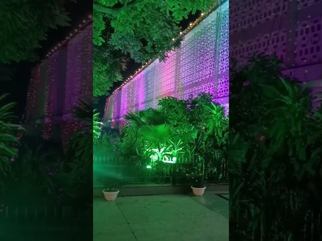 AIIMS Delhi decorated with lights during PULSE 2023 #doctors #medicallife #culturals #firstlove #fun