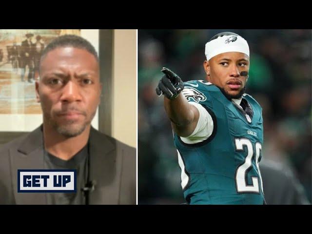 GET UP | "Saquon Barkley was a Giant nightmare for WAS" - Ryan Clark on Eagles beat Commanders 26-18