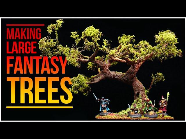 Making Large Fantasy Trees Scatter Terrain for Wargaming